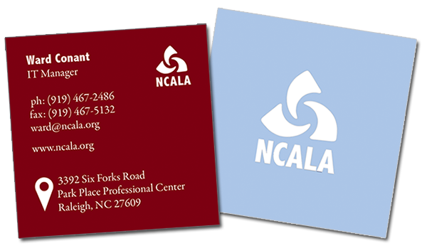NCALA business card